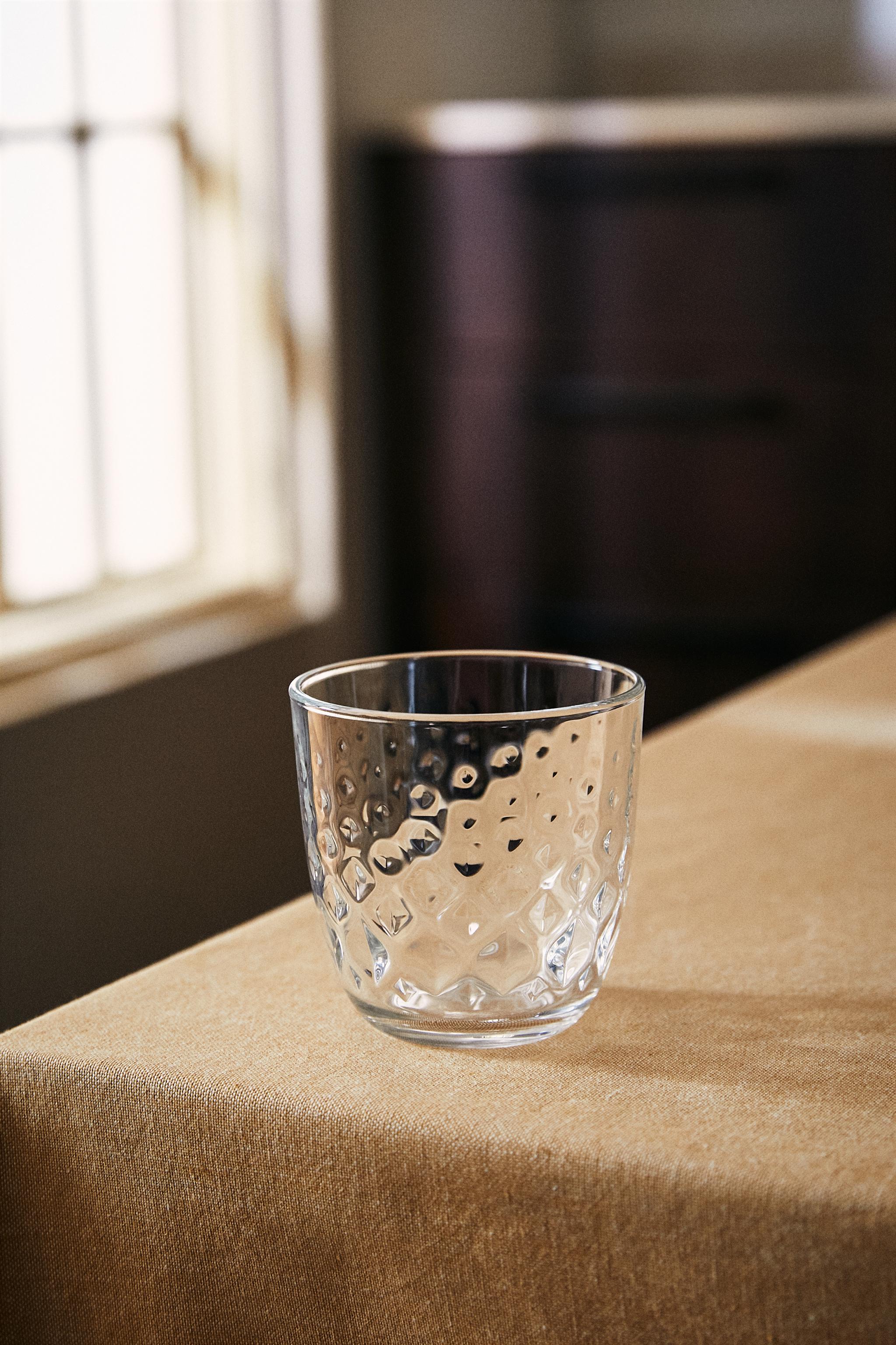 VERRE MOTIF RELIEF