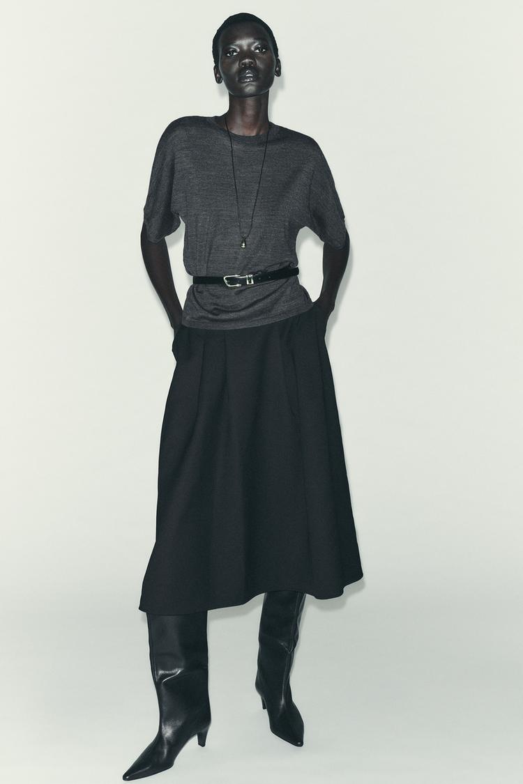 MIDI LAYER SKIRT