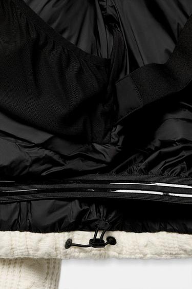 FAUX SHEARLING PADDED ANORAK 80% DOWN 20% FEATHER HEIQ XREFLEX™ RECCO® TECHNOLOGY SKI COLLECTION - Ecru by Zara - Image 14