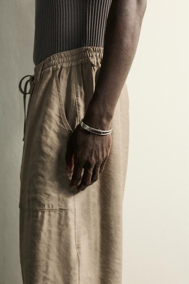COMBINED RIGID BRACELET - Silver by Zara - Image 0