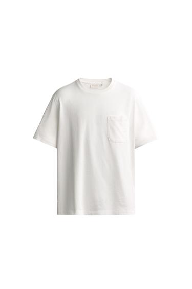 LIGHTWEIGHT RELAXED FIT T-SHIRT - White by Zara