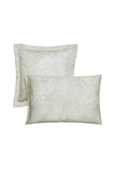 PILLOWCASE WITH FLORAL AND BRANCH PRINT - Light green by Zara