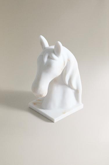 HORSE BOOKEND — Ecru 2