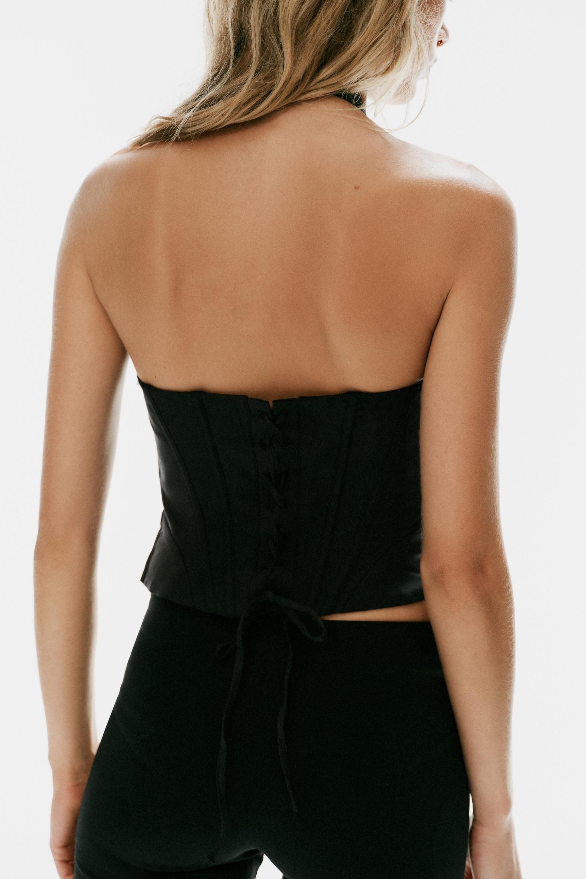 HALTER CORSET TOP