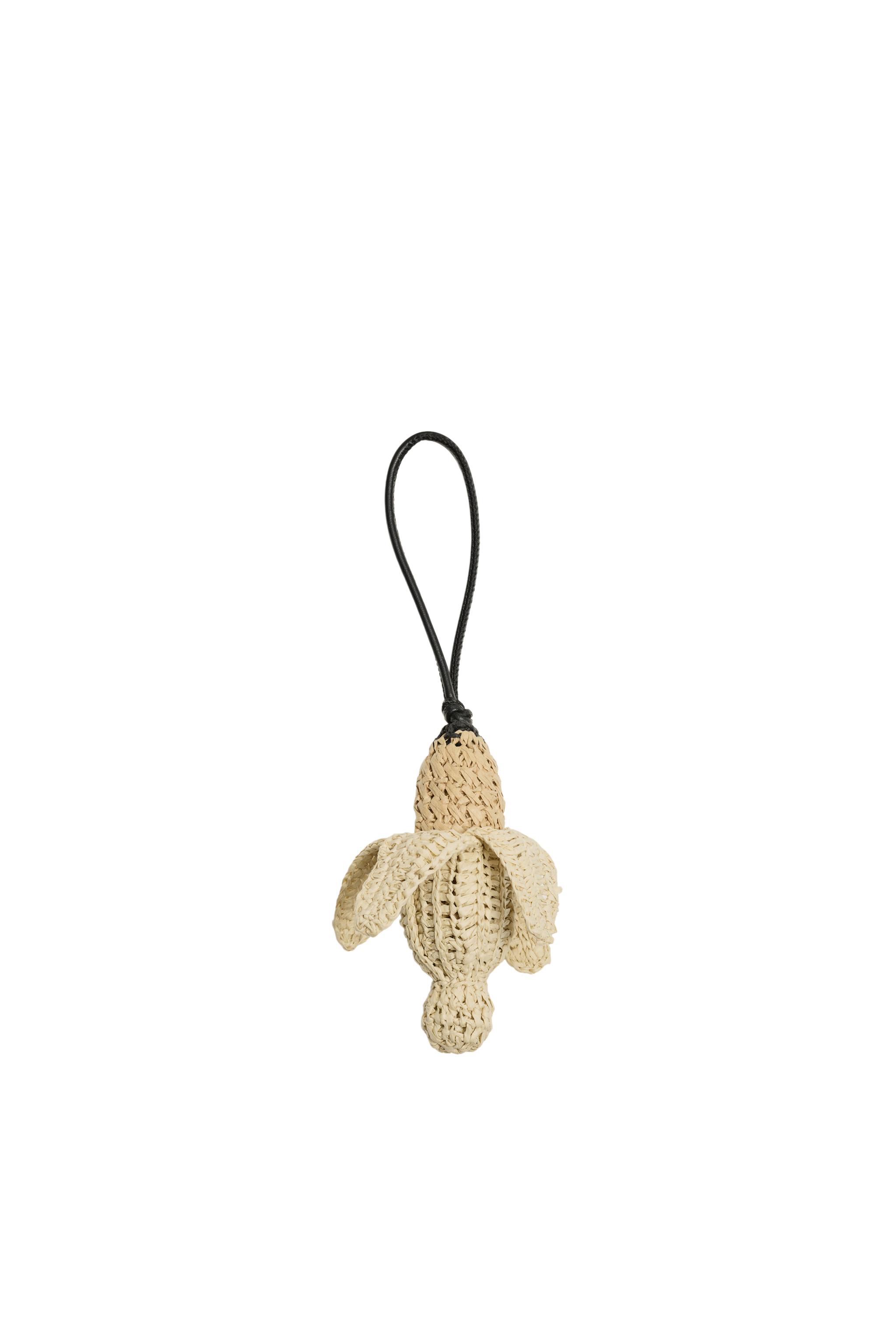 WOVEN KEYCHAIN - Off White | ZARA United States