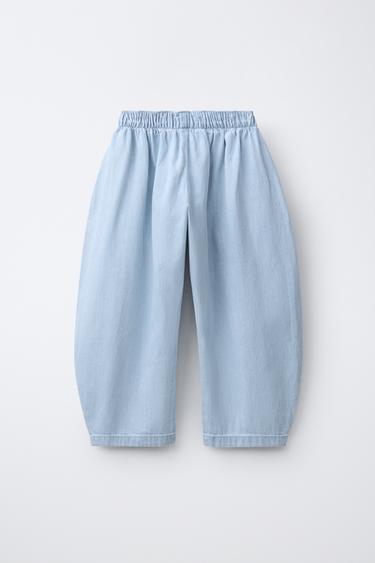 JEAN BALLON FLUIDE - Bleu clair de Zara - Image 1