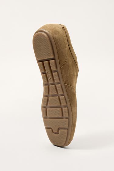 LEATHER TRAINERS LIMITED EDITION - Brown by Zara - Image 4