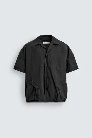 LIMITED EDITION TECHNICAL SHIRT WITH POCKETS - Black by Zara - Image 0