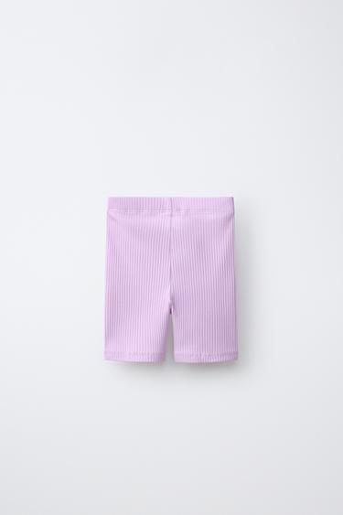 LEGGING CICLISTA CANALÉ TEXTO RELIEVE - Malva de Zara