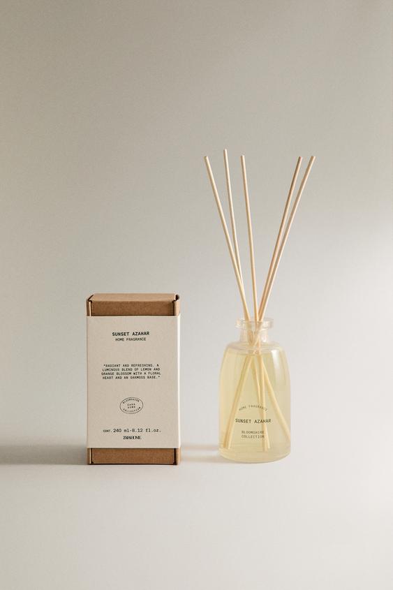 (240 ML) DIFUSOR DE AMBIENTE COM VARETAS SUNSET AZAHAR - Laranja da Zara - Imagem 0