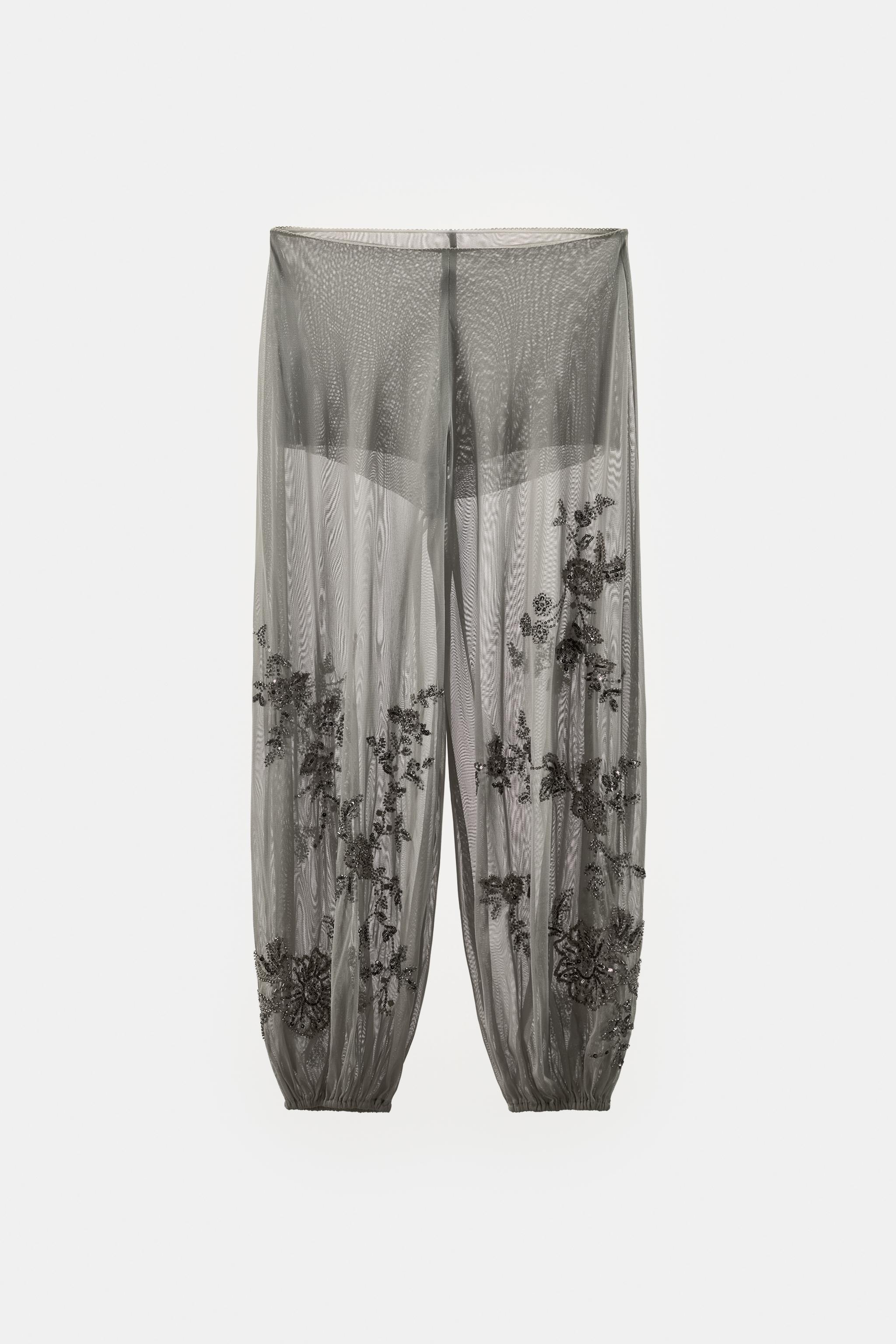 PANTALON BOUFFANT BRODÉ