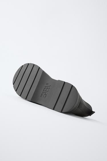 RUBBERISED BOOTS - Black by Zara - Image 4
