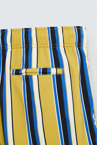 STRIPED MID-LENGTH SWIMMING TRUNKS - various by Zara - Image 8