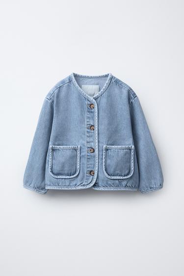 TIMELESZ - CAZADORA DENIM - Índigo claro de Zara