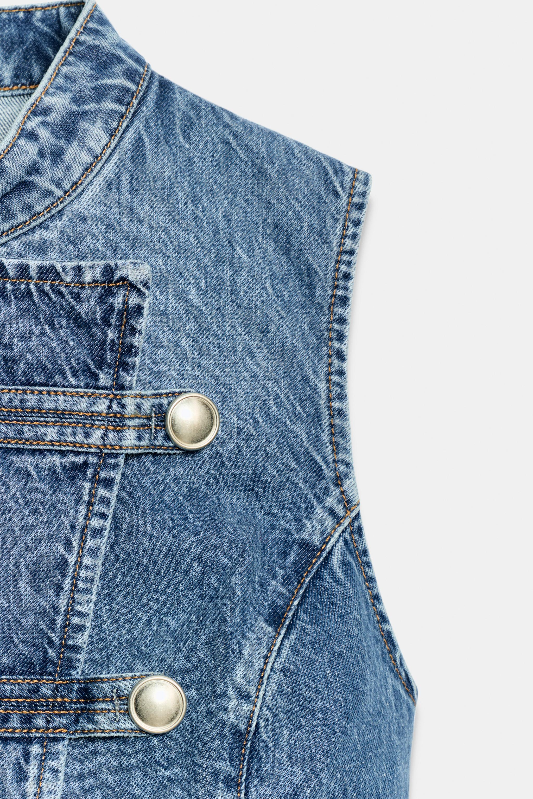Z1975 FROG CLASP DENIM TOP