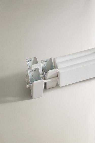 WOODEN SKIRT HANGER (SET OF 3) — White 2