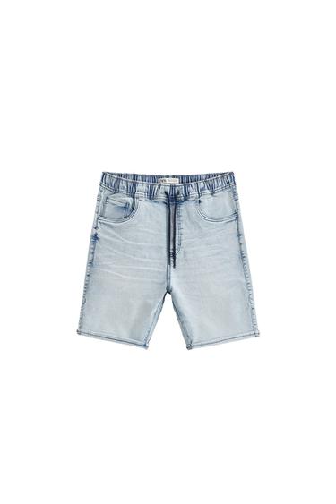 SOFT DENIM BERMUDA SHORTS