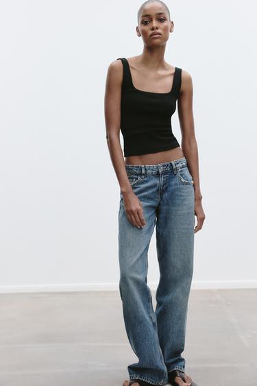 TOP TIRANTES ANCHOS - Negro de Zara