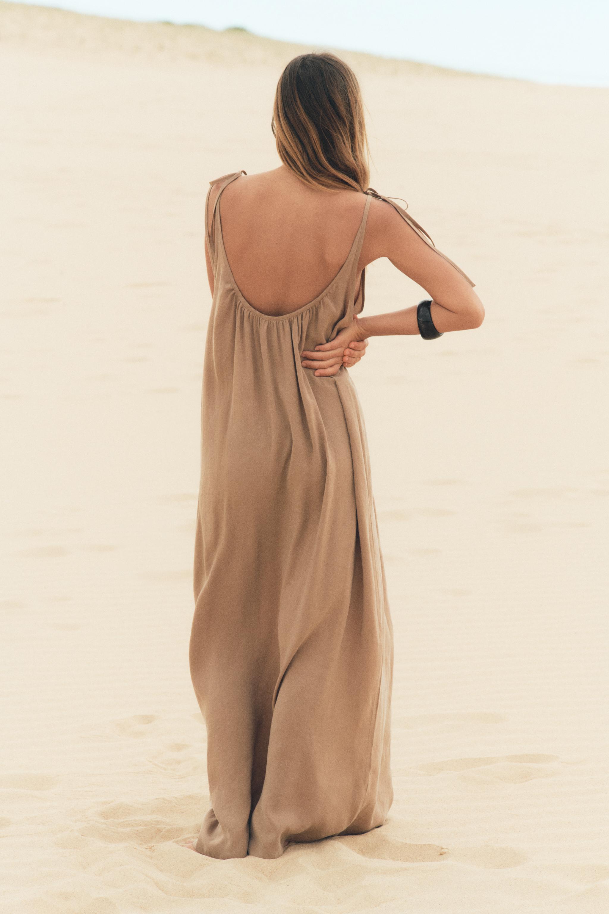 FLOWY MIDI DRESS