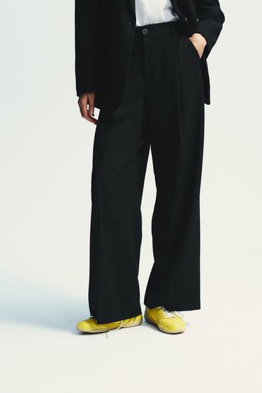 BUNDFALTENHOSE - Schwarz von Zara