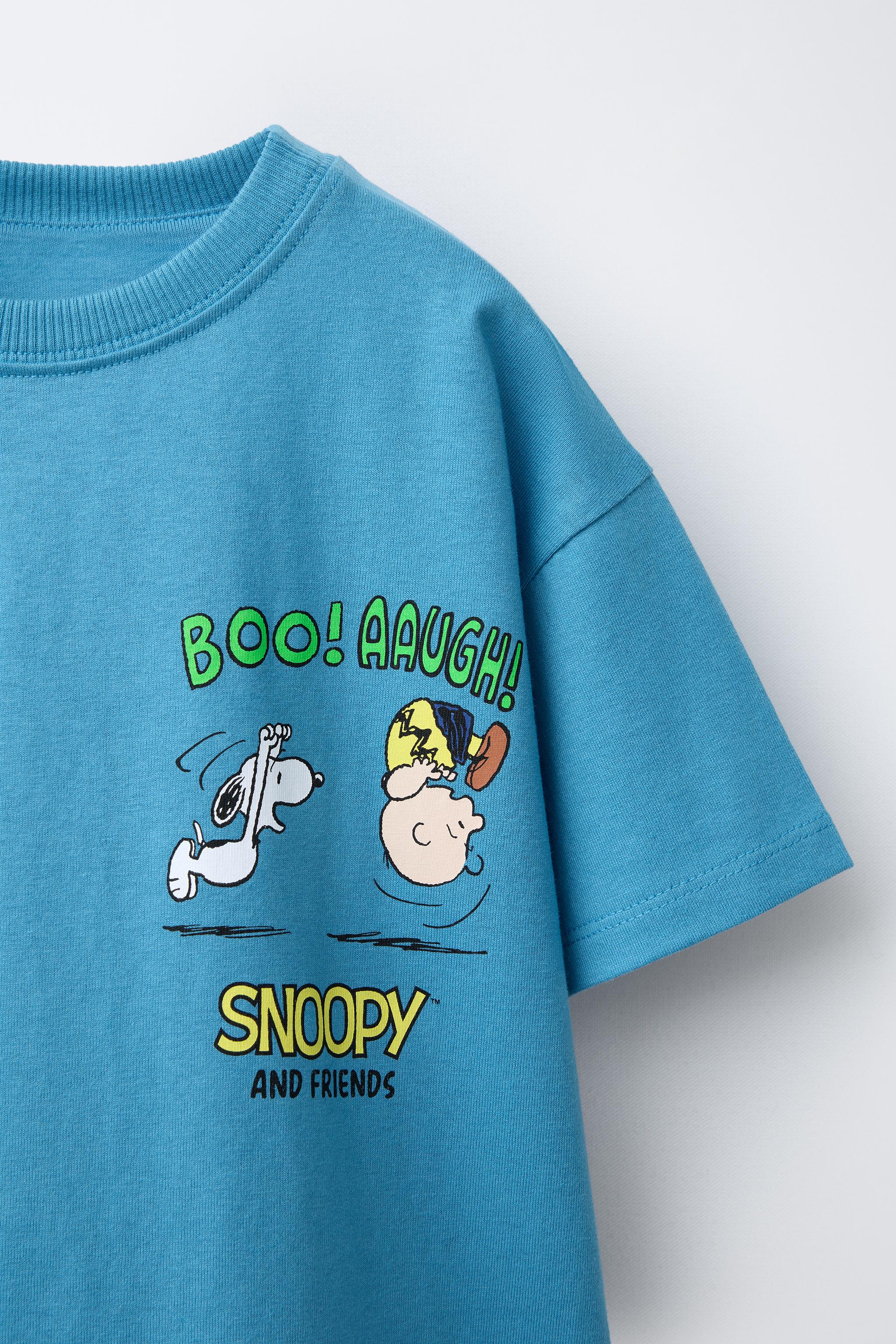 ★ドイツ発*ZARA*新作*SNOOPY リンガーTシャツ★ RARE - Quality New +Tags Mens Zara Vintage Style Snoopy