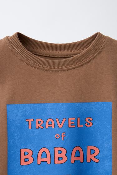 BABAR™ PRINT T-SHIRT - Chocolate by Zara - Image 2