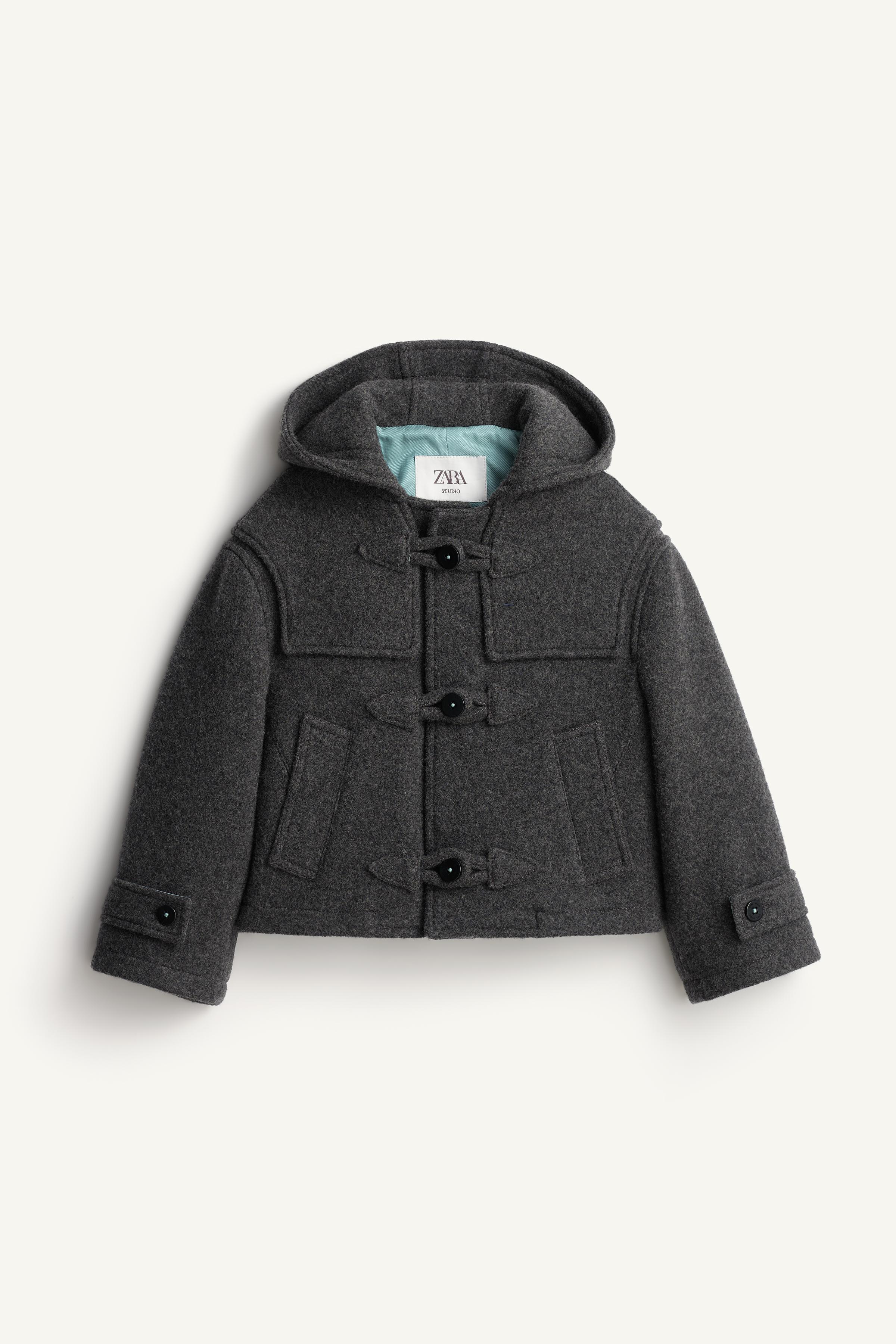 LIMITED EDITION WOOL DUFFLE COAT WITH FROG FASTENING