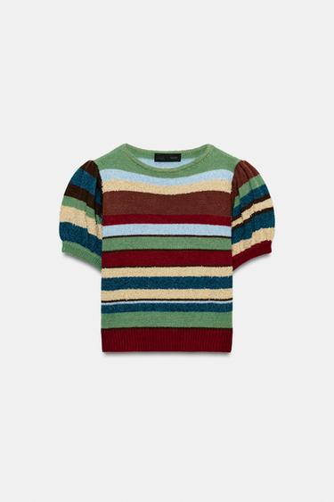 JERSEY PUNTO RAYAS - Multicolor de Zara