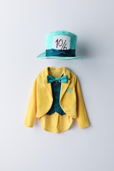 Zara ALICE IN WONDERLAND © DISNEY MAD HATTER COSTUME SET - Turquoise