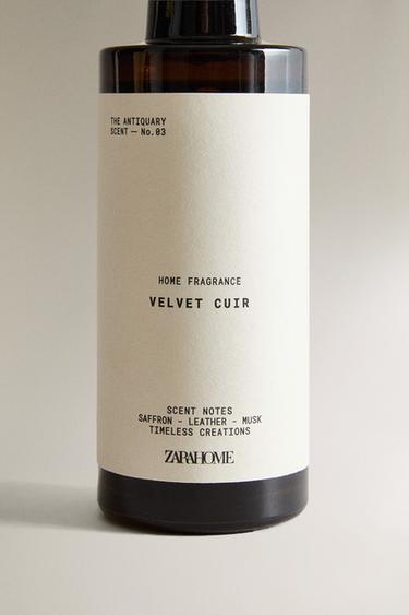 (120 ML) VELVET CUIR REED DIFFUSER AND CERAMIC CONTAINER - Brown by Zara - Image 2