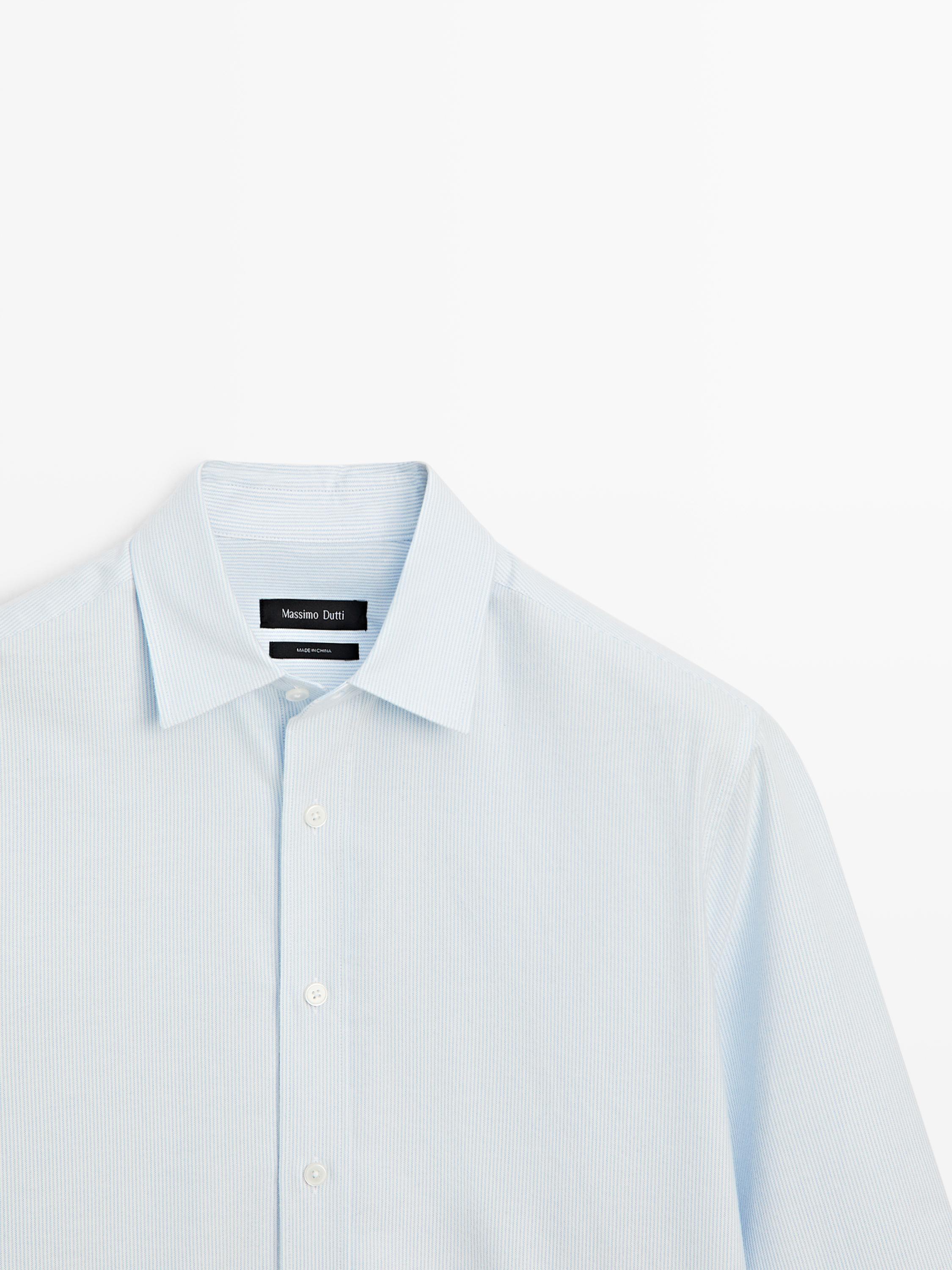 Chemise regular fit milleraies