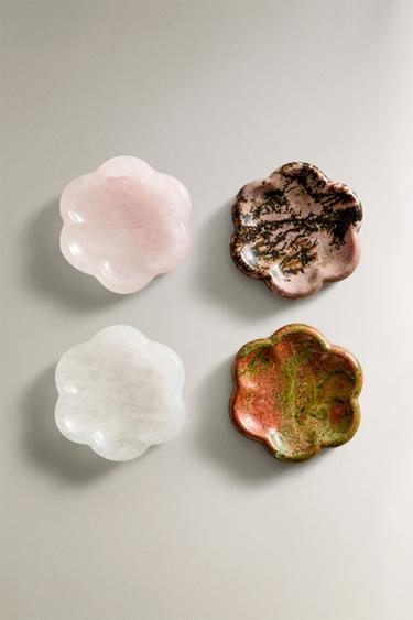 꽃 모양 젓가락 및 받침대 세트 - Zara의 그린 - 이미지 0