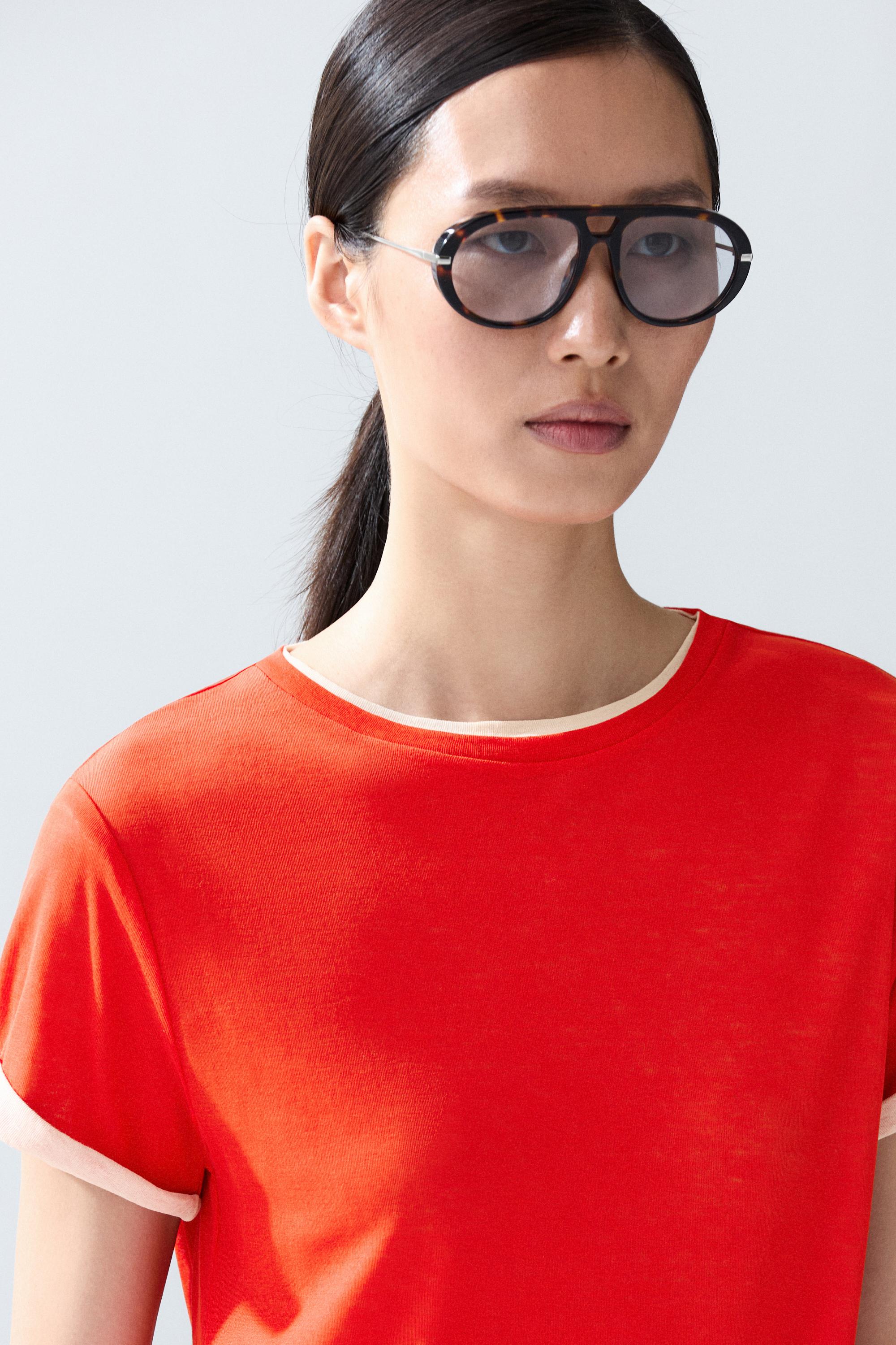 Double-layer short sleeve T-shirt