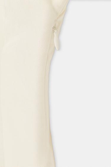 ZW COLLECTION FITTED WAIST DRESS - Butter by Zara - Image 8