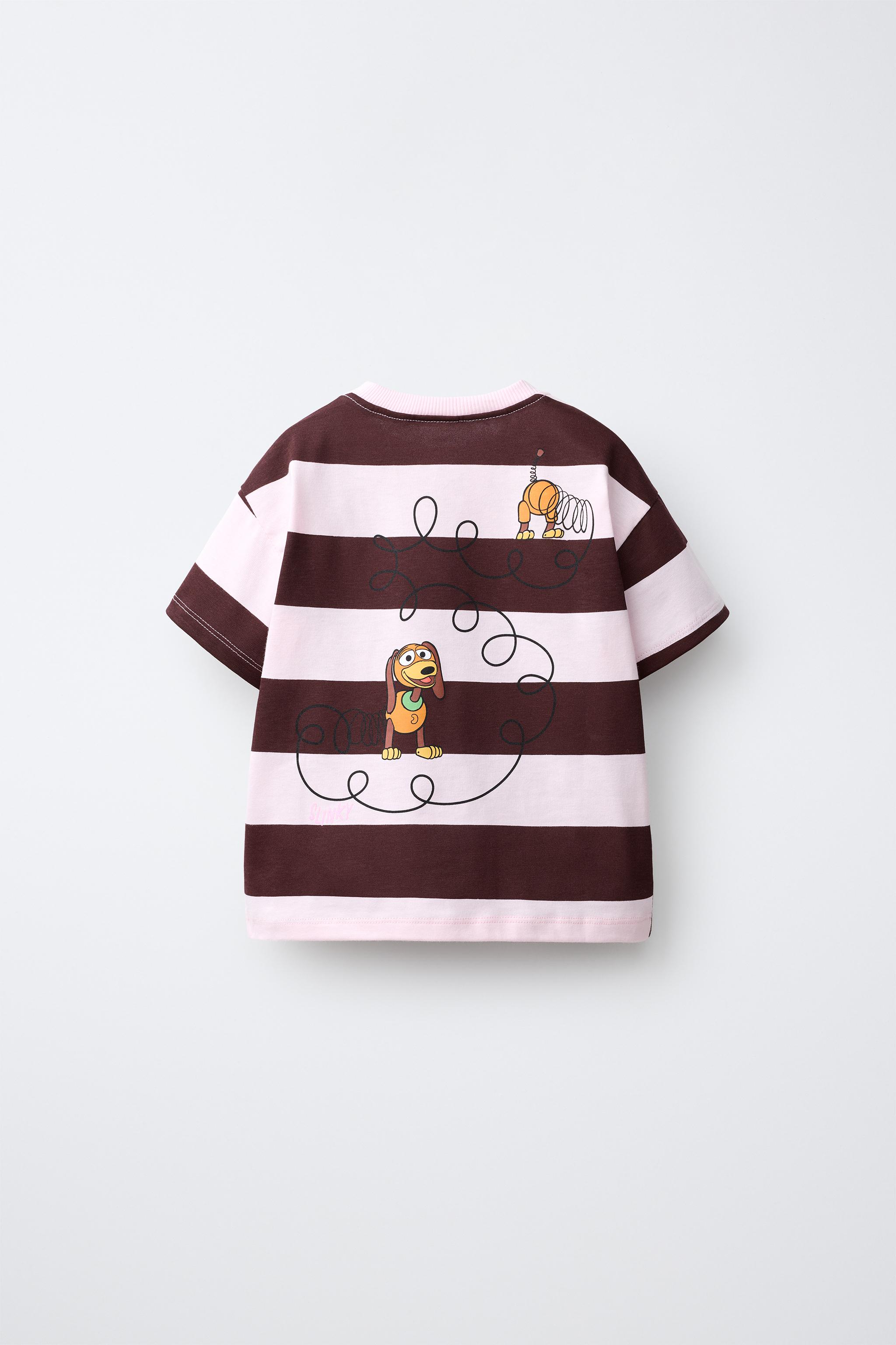 TOY STORY © DISNEY PIXAR STRIPED PATCH T-SHIRT — striped
