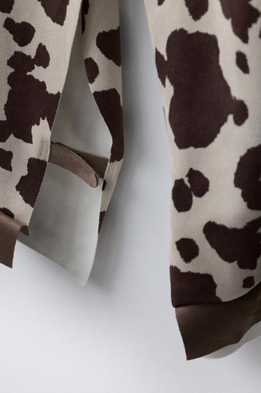 DÉGUISEMENT COWBOY À IMPRIMÉ ANIMALIER ET FRANGES - Marron de Zara - Image 6