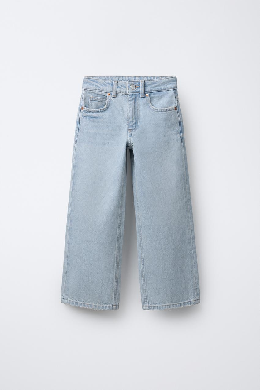 ワイドレッグデニムパンツ - ライトブルー | ZARA Japan / 日本