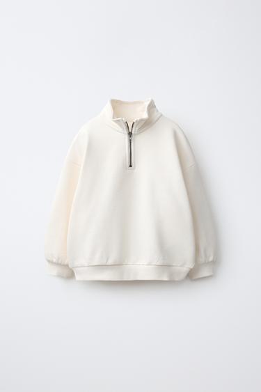 Zara 高領運動衫 - 裸色 - 圖片 0