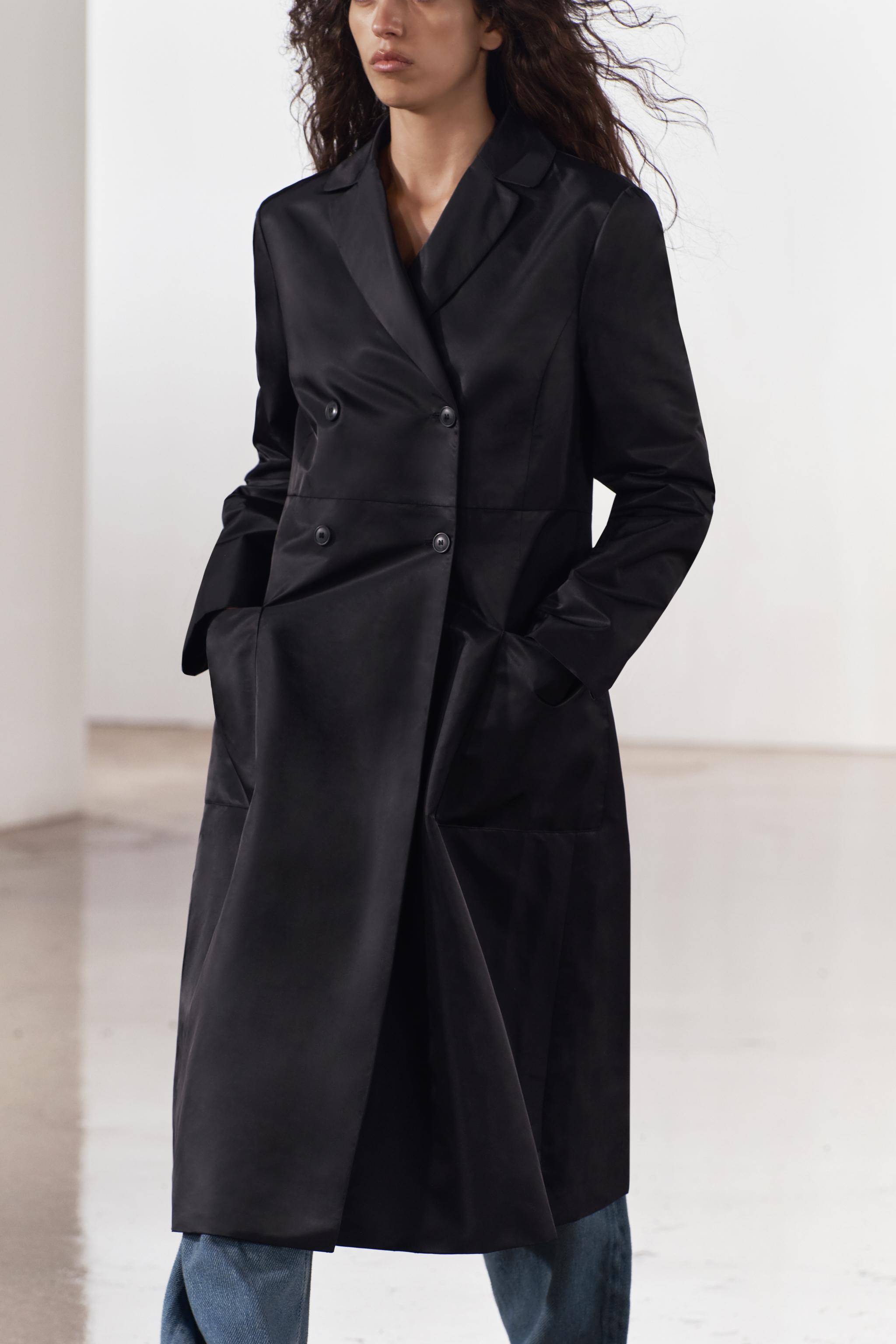 Hooded Oversized Belted Trench Coat