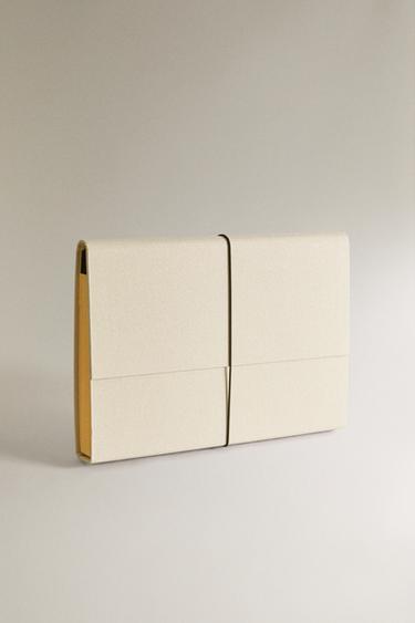 LINEN FILING FOLDER - Ecru by Zara - Image 0