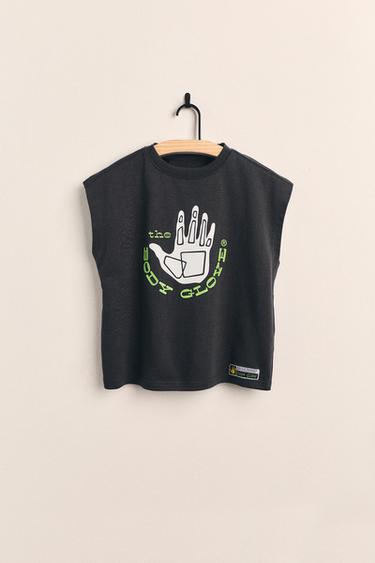 CAMISETA FELPA ZARA X BODY GLOVE ® - Gris antracita de Zara
