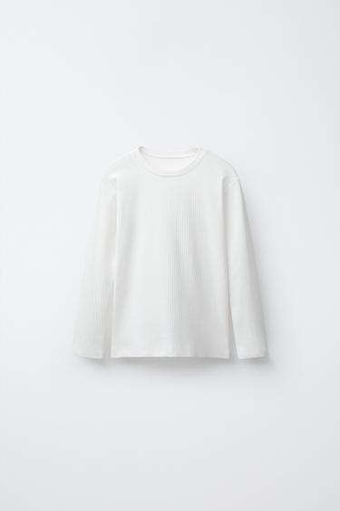 2-6 YEARS/ 2-PACK OF RIBBED T-SHIRTS - Oyster-white by Zara - Image 1