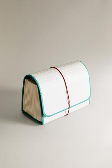 CHILDREN'S ACCORDION FOLDER - Cream by Zara - Image 1