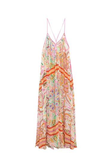 LONG PRINTED DRESS