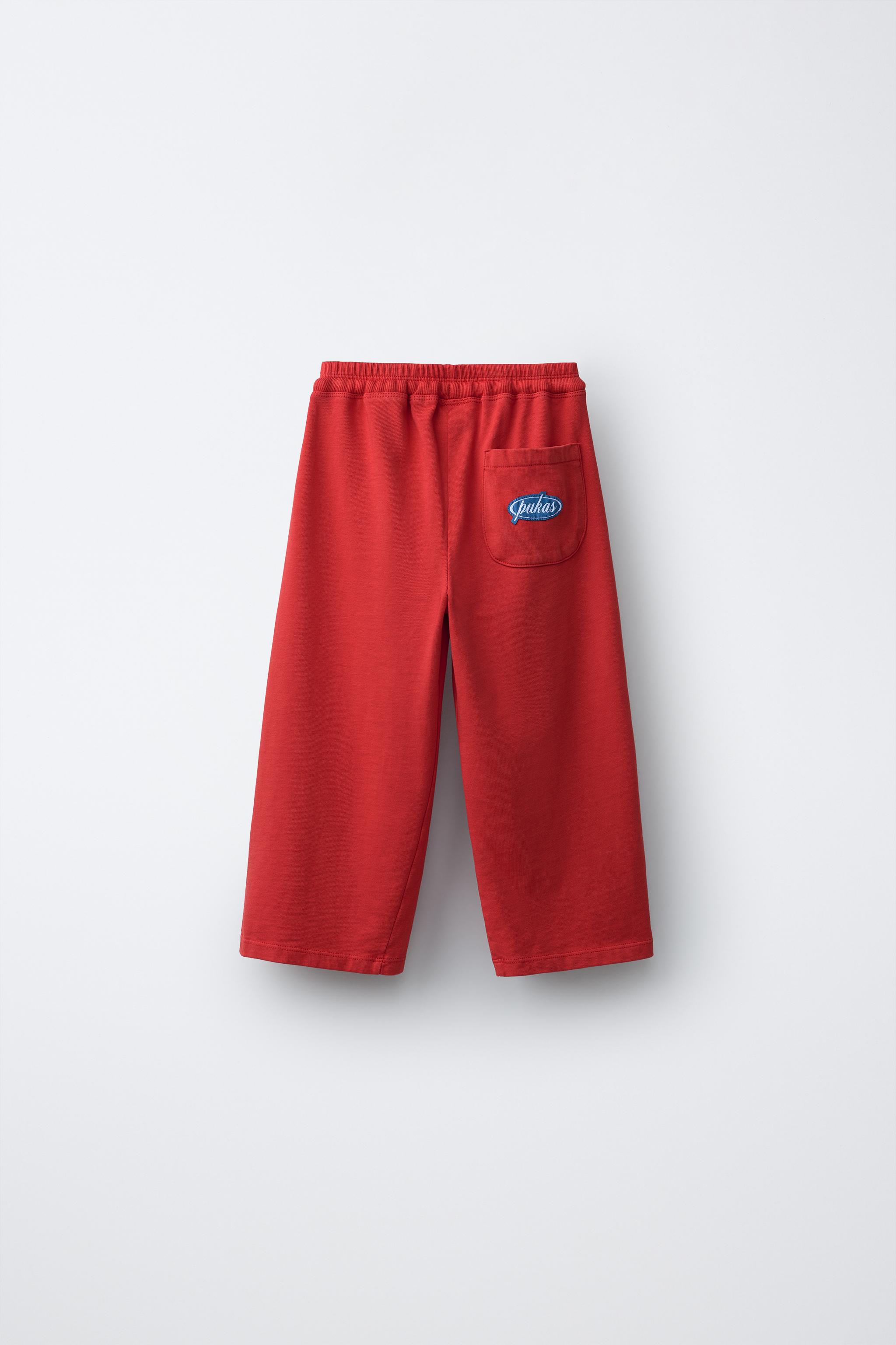 Детские брюки Zara WIDE LEG PUKAS SURF PANTS — фото 2