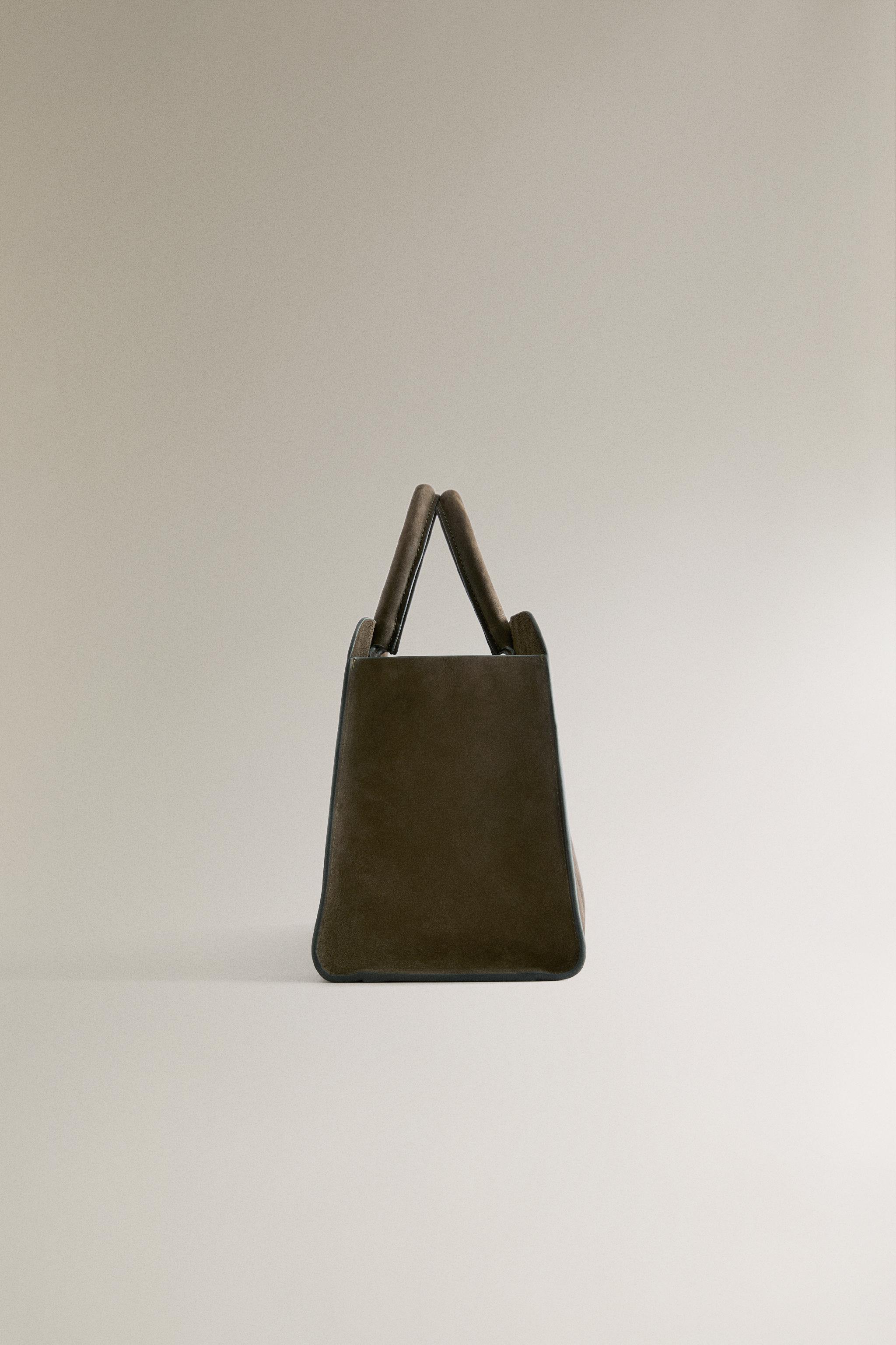 MINI SAC CABAS CUIR NUBUCK