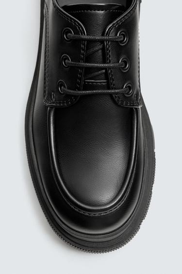 CHUNKY MOC TOE SHOES - Black by Zara - Image 6