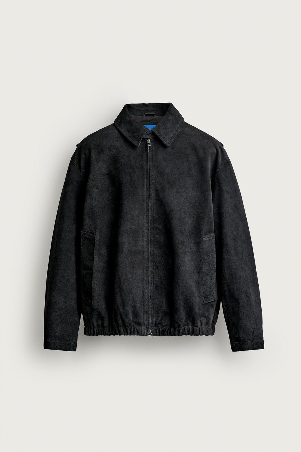 AARON LEVINE X ZARA SPLIT SUEDE LEATHER JACKET