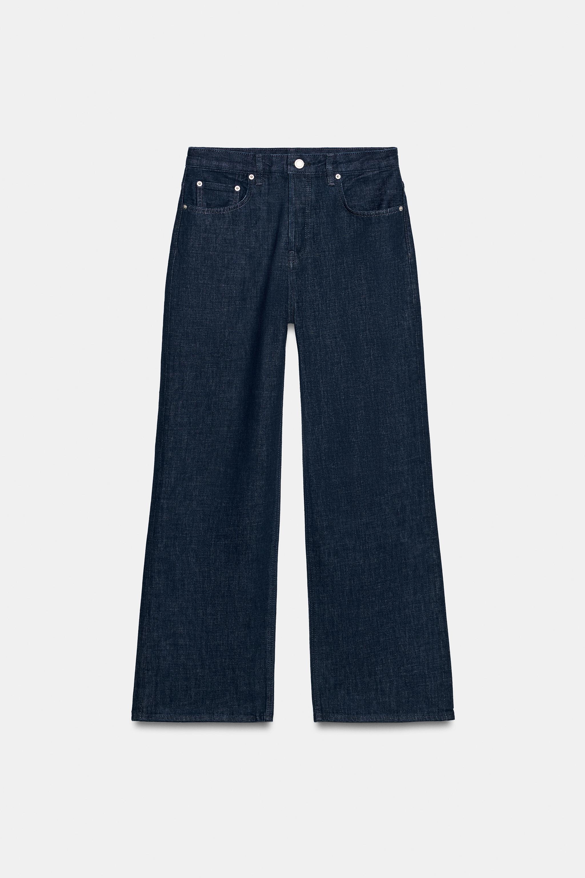 ZW COLLECTION HIGH-RISE STRAIGHT FIT JEANS
