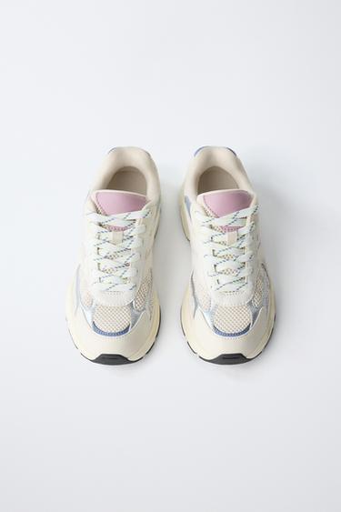 TÊNIS EM MESH - Branco da Zara
